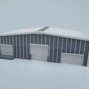 N Scale Warehouse Building