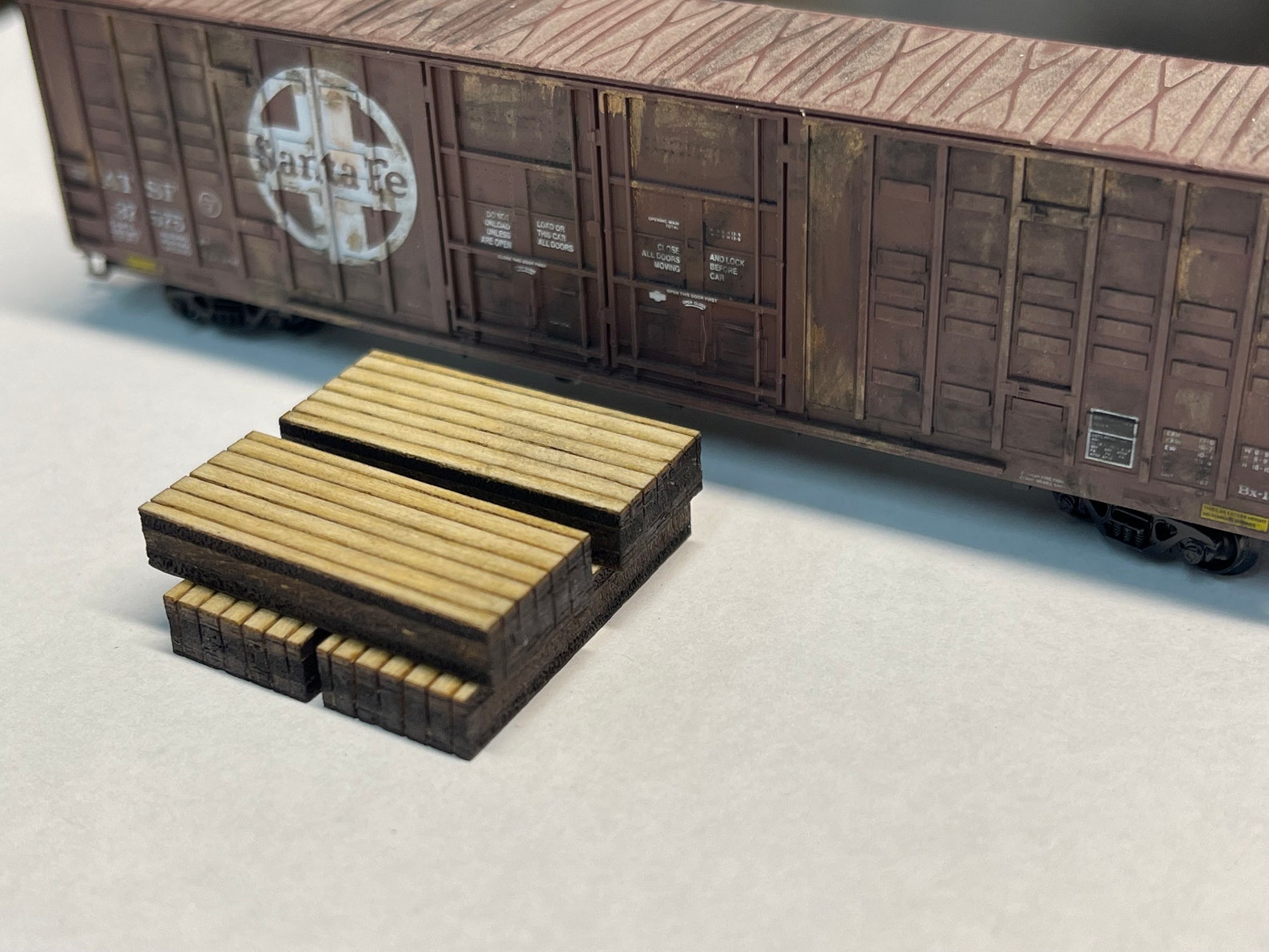 N Scale Wood Stack - Set of 4 - Etsy