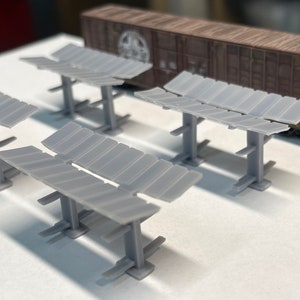 N Scale Lumber Rack - Set of 4