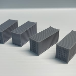 N Scale Shipping Container - Set of 4