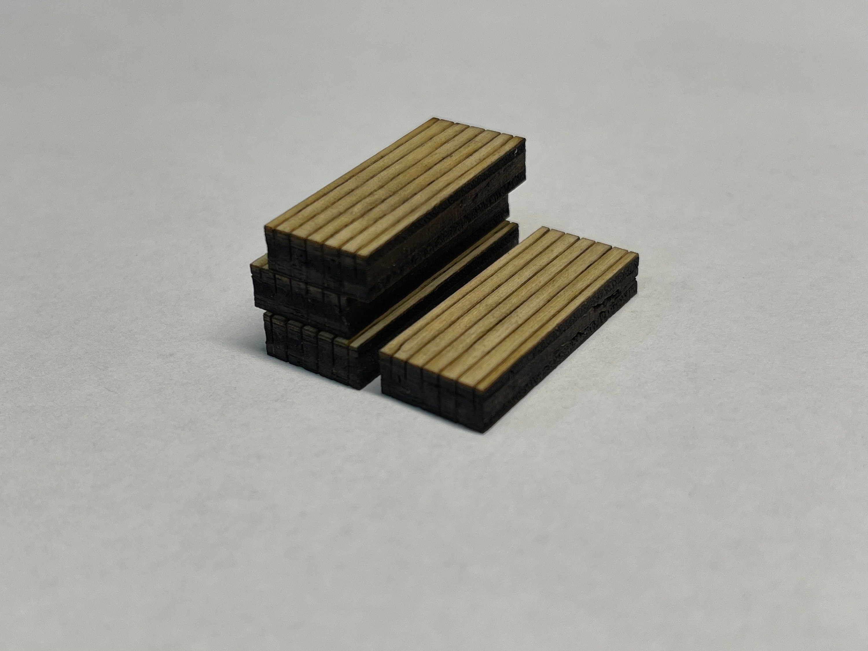N Scale Wood Stack - Set of 4 - Etsy
