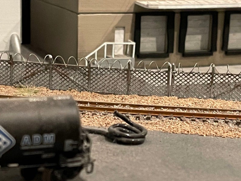 N Scale Chain Link Fence Set of 5 Etsy