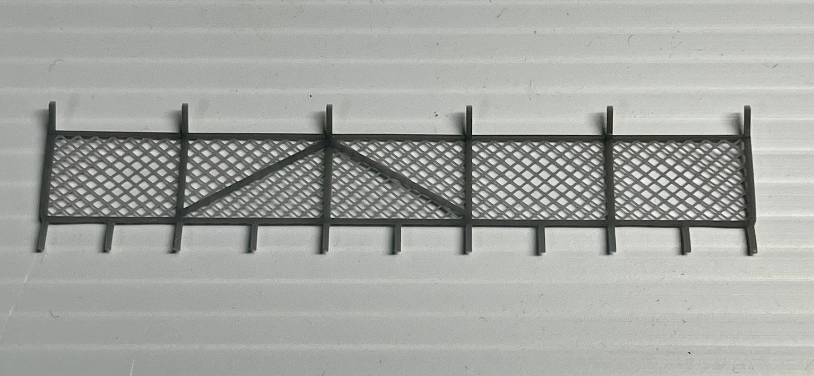 N Scale Chain Link Fence - Set of 5 - Etsy