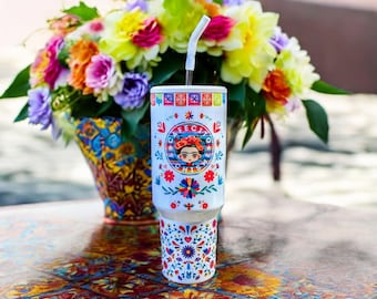Kubek ze stali nierdzewnej Frida Cafecito o pojemności 40 uncji