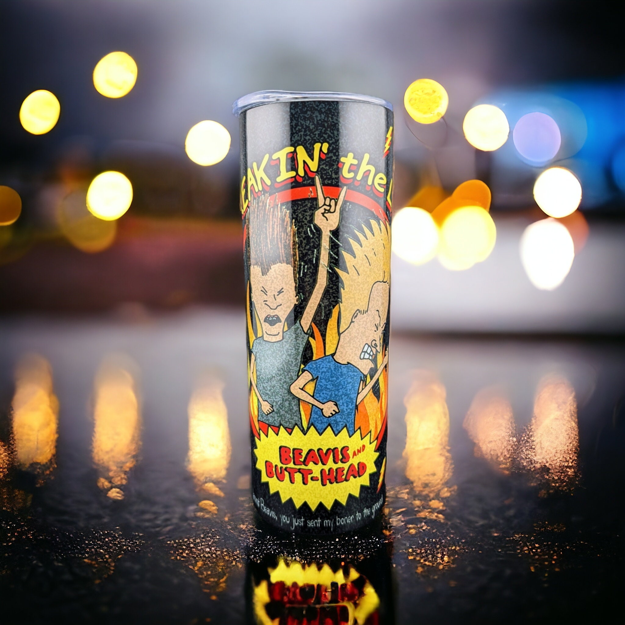 Beavis and Butt Head 20oz Stainless Steel Tumbler