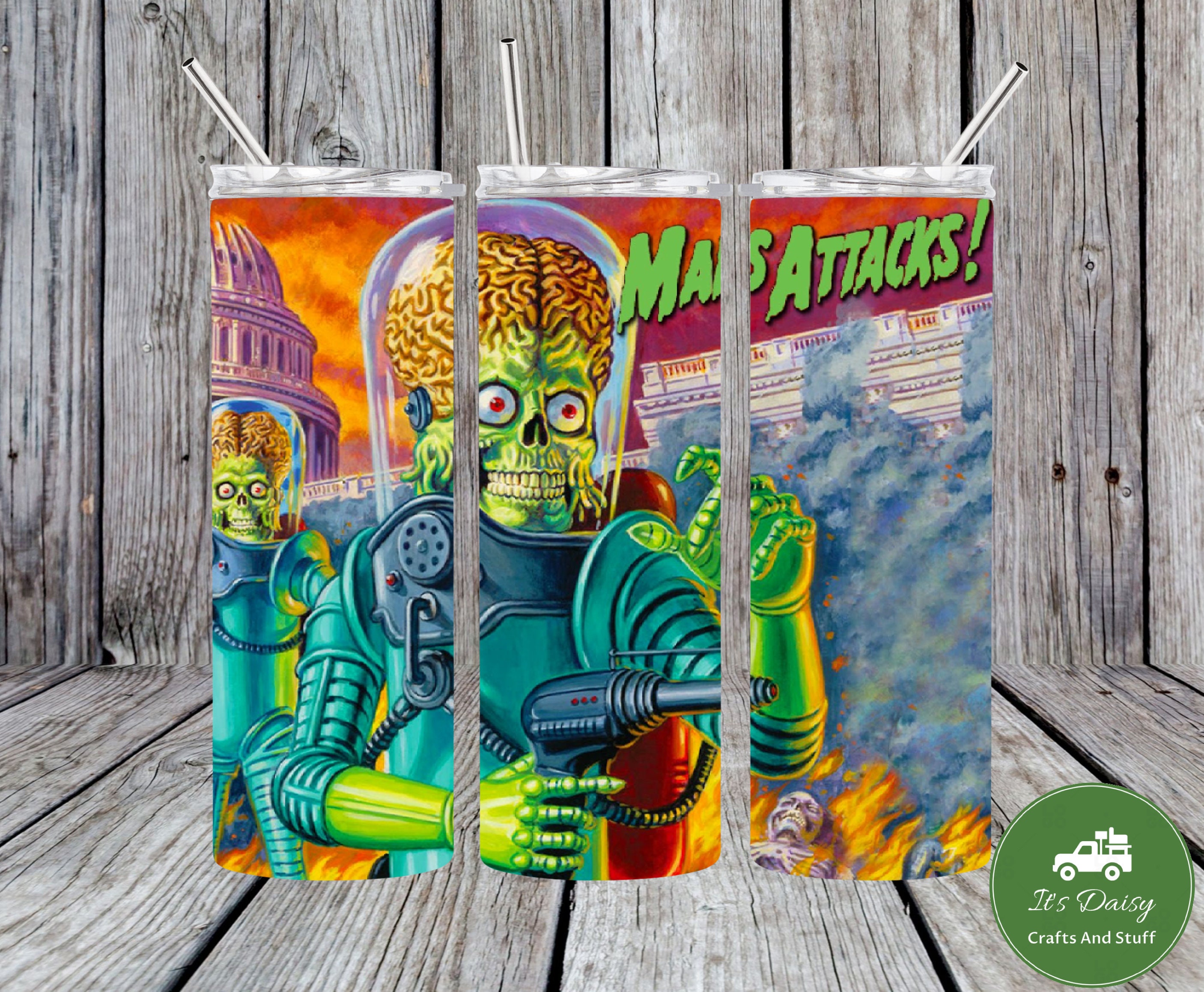 Mars Attacks 20oz Tumble PNG File PNG Digital File Download Etsy