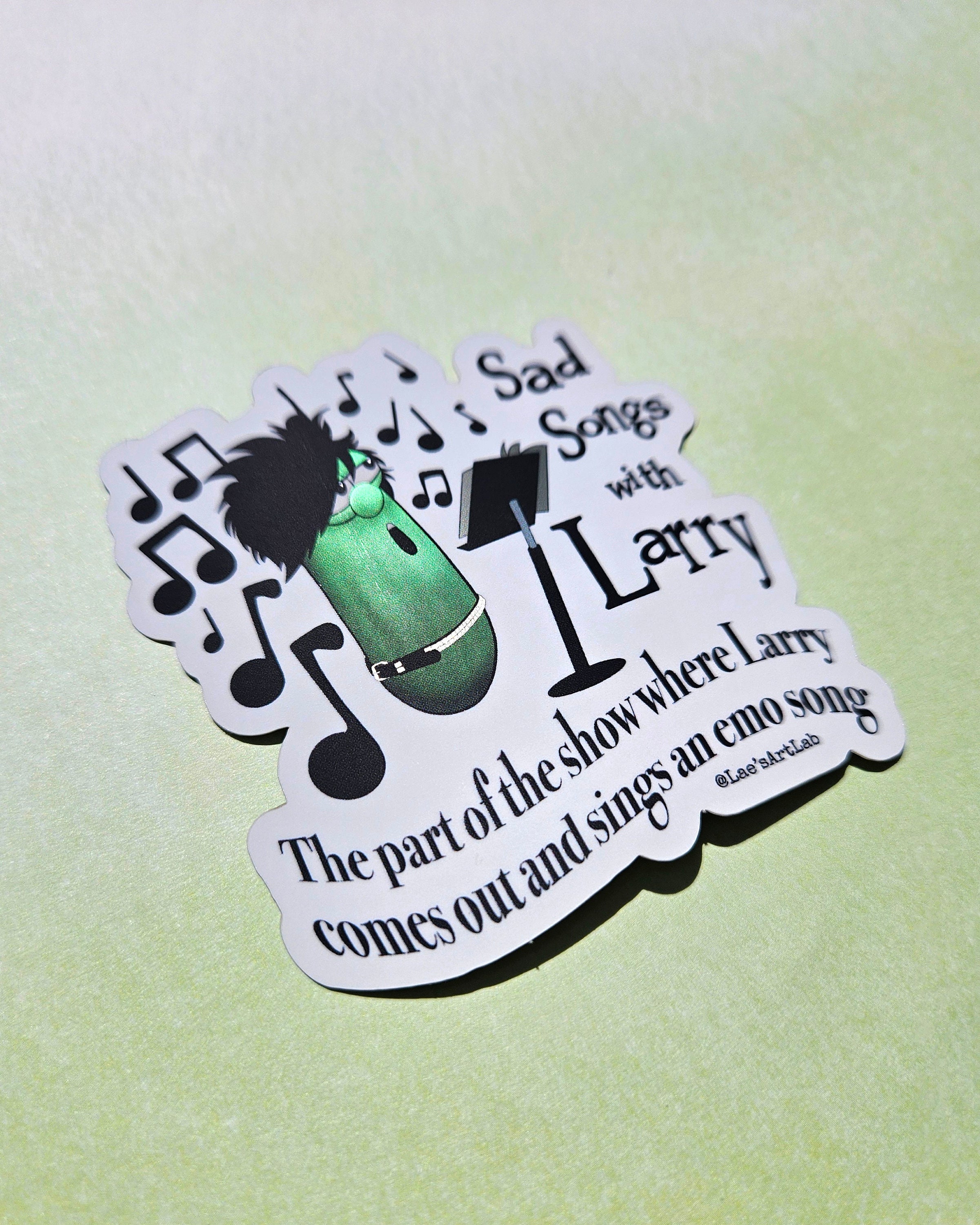 Sticker For Larry Veggie Tales Vinyl Sticker, Larry the Cucumber, Silly Songs With Larry ...