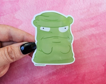 Glow-in-the-dark gesmolten waterdichte Kuchi Kopi-vinylsticker