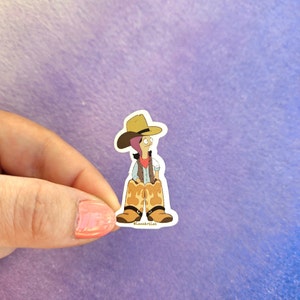 Big Boot Louise Aufkleber, Bobs Burgers Aufkleber, Louise Belcher Aufkleber, Cowboy Louise, Bobs Burgers Geschenk, Louise Belcher, Bobs Burgers