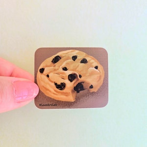 Skull Chip Cookie Sticker, Emo Sticker, Baking Sticker, Bakery Art, Cookie Sticker, Subtle Skull Art, Bakery Sticker, Edgy Sticker
