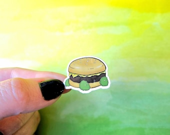Bob's Burgers Baby You Can Chive My Car Burger Sticker, Bob's Burgers Sticker, Burgers of the Day, Bob's Burgers Fan Gift, Small Stickers