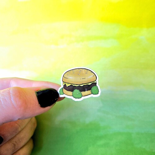 Bob's Burgers Baby You Can Chive My Car Burger Sticker, Bob's Burgers Sticker, Burgers of the Day, Bob's Burgers Fan Gift, Small Stickers