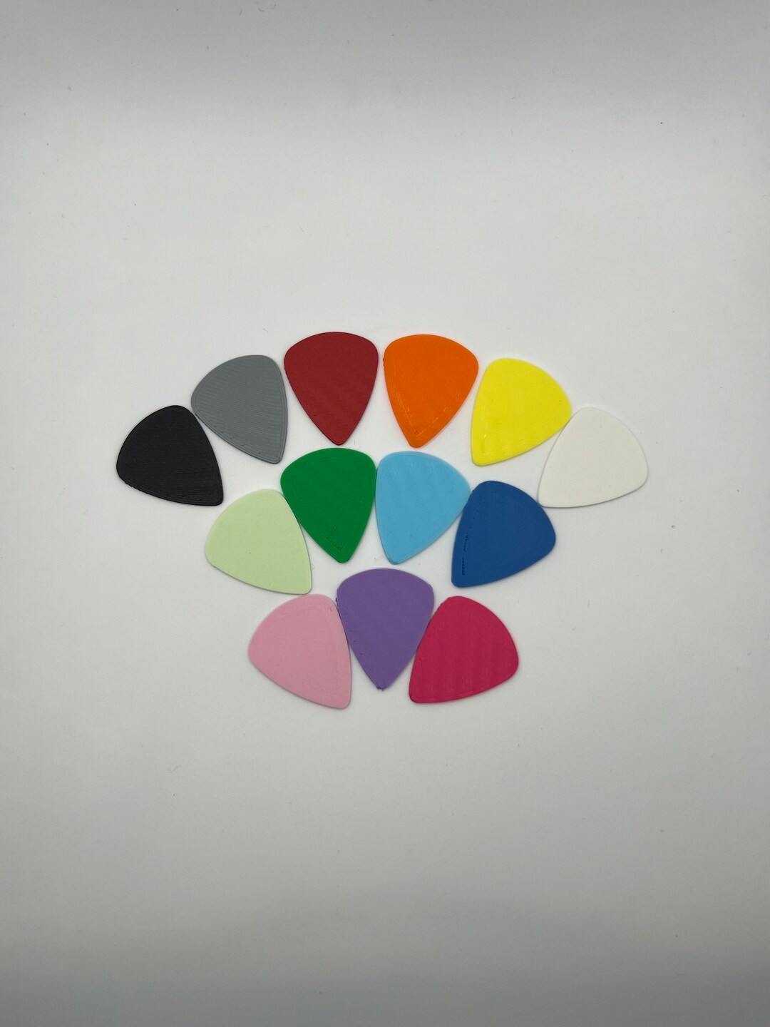 Colorful Simple Guitar Picks Simple, Colorful, and Stylish 3D Printed ...