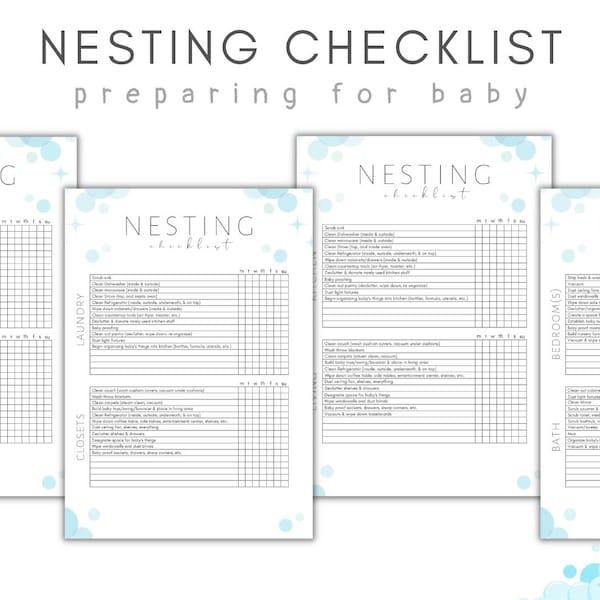 Cleaning Checklist - Etsy