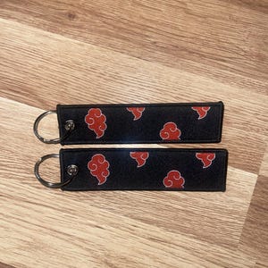 Embroidered Anime Keychain Akatsuki