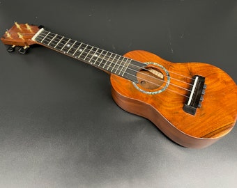 Handcrafted Hawaiian Milo Soprano Ukulele