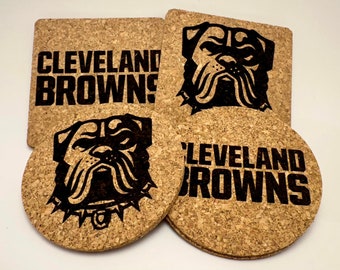 CLE Coasters | Dawg pound | Cleveland Football | 4 per pack