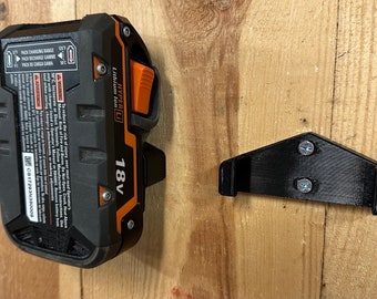 Ridgid 18V Battery Holder- 3D Printed