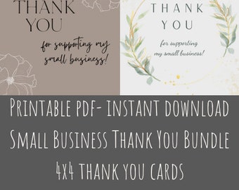 Small Business Thank You Bundle