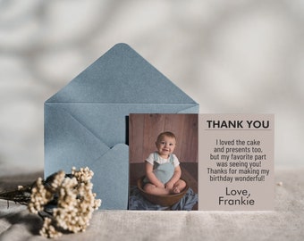 Thank You Photo Card Template