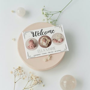 Welcome Baby Announcement Template image 1