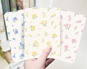 Simple Floral Kindle Kobo Insert: Bookish Ereader Accessory