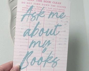 Library Card Kindle Insert: Bookish Ereader Accessory