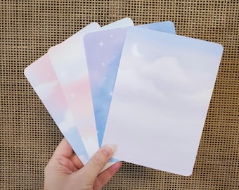 Pastel Sky Soft Colors Kindle Insert: Bookish Ereader Accessory