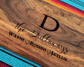 Personalised Serving Board - Perfect Anniversary Gift, Birthday Gift or Wedding Gift.