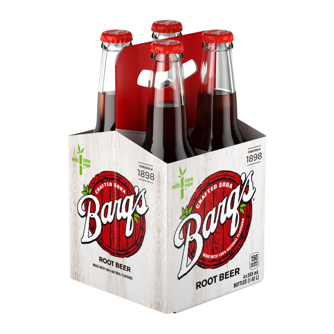 Barq's Root Beer 6 Pack 355 Ml Glass Bottles Etsy