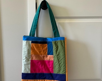 Quilted Tote Bag "Hazel"