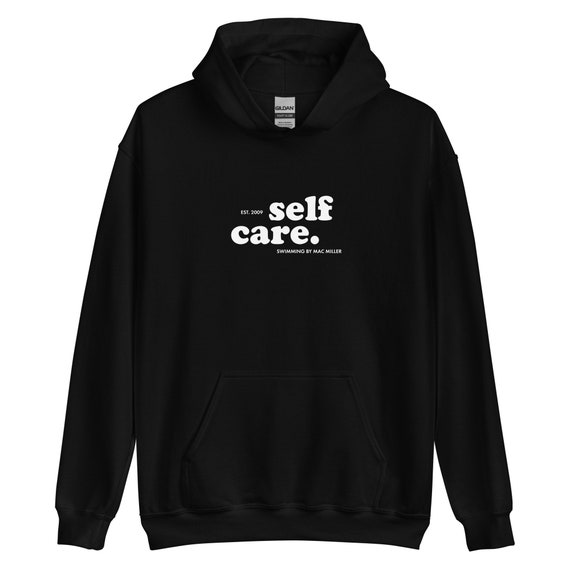 Buy Self Care Hooded Sweatshirt Mac Miller Swimming Inspired Hoodie Merch Circles Graphic Hoodie Online in India Etsy
