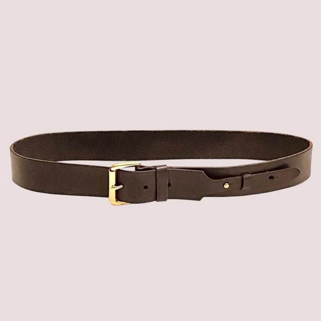 Vintage Linea Pelle Brown Leather Belt SZ S - Etsy display picture 3