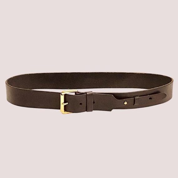 Vintage Linea Pelle Brown Leather Belt SZ S - Etsy display picture 1