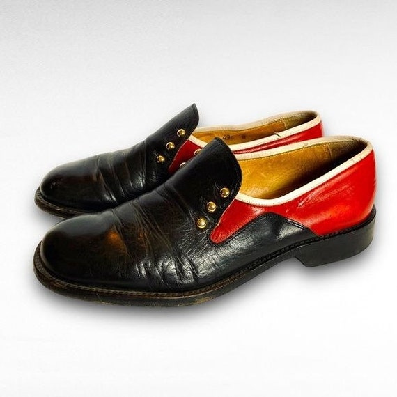 Vintage Cesare Paciotti HEROES Luxury Italian Designer Leather Shoes SZ 8 RARE HEROES By CESARE PACIOTTI Single Monk-Strap Side Zip Boots  main image 2