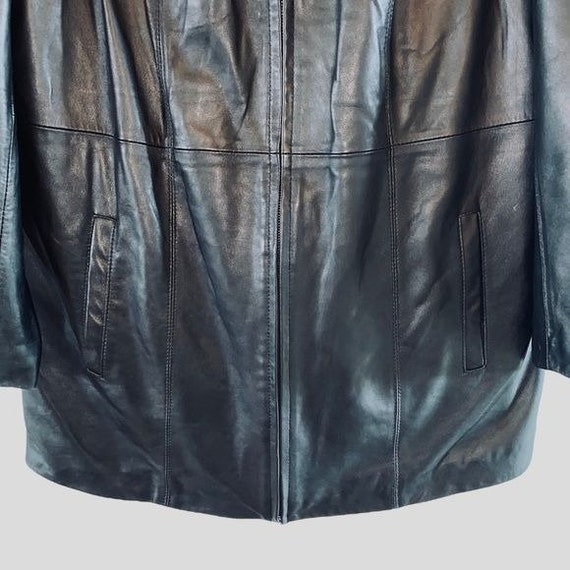 Wilsons Leather Black Leather Thinsulate Quilted … - image 3