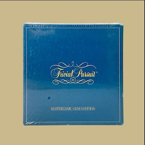 NWT Vintage 1981 Trivial Pursuit #7 Master Game/ Genus Edition SEALED