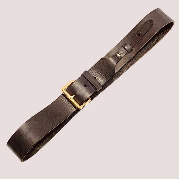 Vintage Linea Pelle Brown Leather Belt SZ S - Etsy display picture 1