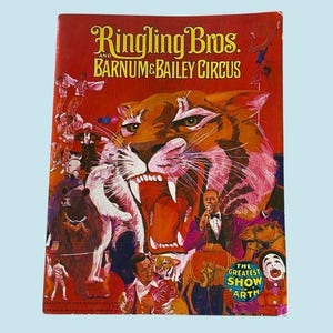 1974 Ringling Bros. Barnum & Bailey Circus Souvenir Poster Programmheft