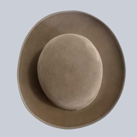 Luxury Borsalino Allesandria Eleonora Q.S. Folar Felt Free Dome Italy Authentic Luxury Borsalino Allesandria Eleonora Q.S. Folar Felt Free  main image 2