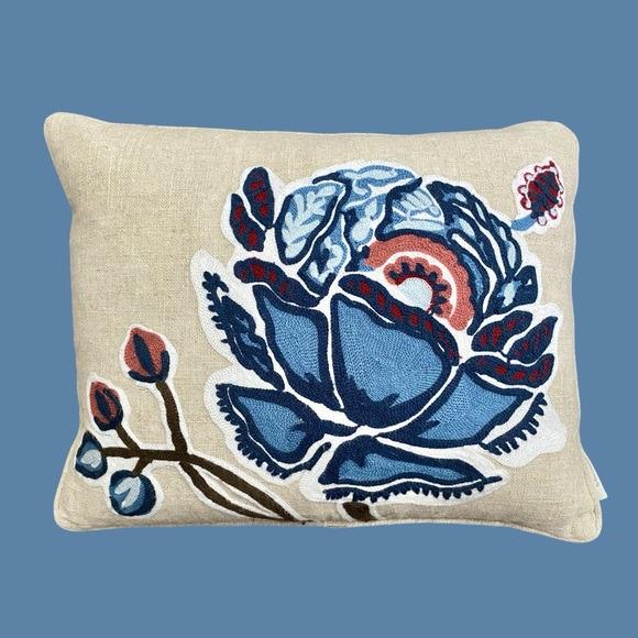 Nina Home X Nina Campbell Feather Filled Linen Blend Embroidered