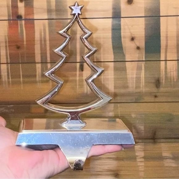 Pottery barn christmas tree stocking holder Clearance