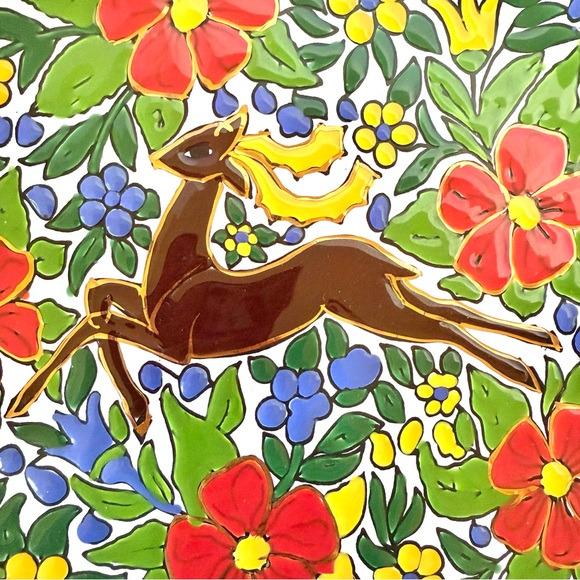 ヴィンテージ manousakis ギリシャ 手作りプレート Vintage Manousakis Keramik Rodos Greece Hand-painted Plates 9 5/8