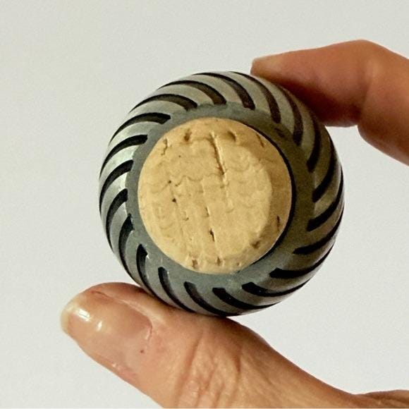 Rare Patrón Tequila Heavy Metal & Cork Bottle Stopper With Bee Logo - Etsy