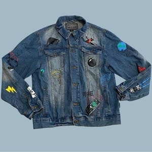 90s BROOKLYN HEADHUNTERS ビッグロゴ フリースジャケット □超激レア 