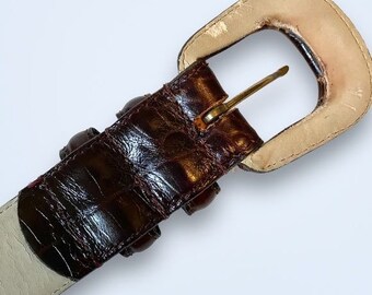 Vintage Jacqueline Ferrar All Leather Alligator Embossed  display picture 2
