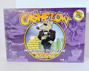 Cashflow 101 Board Game Rich Dad Poor Dad Robert Kiyosaki W/ Rare