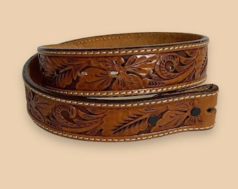 Metamorphosis Leathers Genuine Leather Hand Tooled Belt  display picture 1