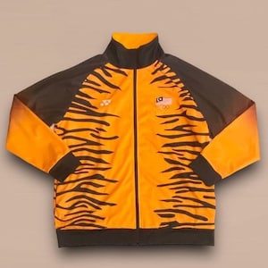 Official Olympics Malaysia Team Jacket Yonex SZ XL Tiger Print ...