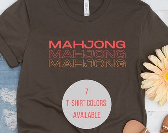 Mahjong Shirt for Women, Gift for Mahjong Player